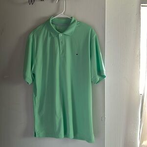 Bright green crown&ivy button up